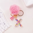 thumbnail image 1 of Zzbeans Initial Letter Keychain, Personalized English Alphabet Keychain Pendant, 26 Letters Cute Style Keyring for Keys Bag Gift Birthday Travel, 1 of 5