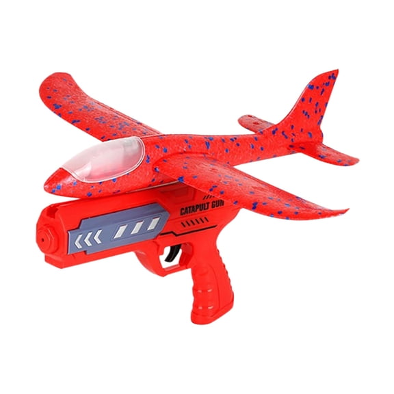 Zzbeans LED Foam Airplane, Glow in The Dark Catapult Plane Toys for Kids, Hand Toss Outdoor Flying Toys for Boys Girls, No Battery Light Up Foam Glider for Birthday Party Gifts