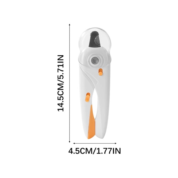 Zzbeans LED Pet Nail Clippers, Dog Nail Trimmer with Safety Guard for Small Animals, Professional Grooming Tool for Puppies Kittens Birds Rabbits, Stainless Steel Blades Ergonomic Handle, Green