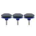 thumbnail image 1 of Zzbeans Lawnmower Blade Sharpener, Drill Attachment Sharpening Stone for Dull Blades, 3PC Grinding Head Kit for Mower Tractor Wind Power Industrial Knife Grinder, Blue, 1 of 1