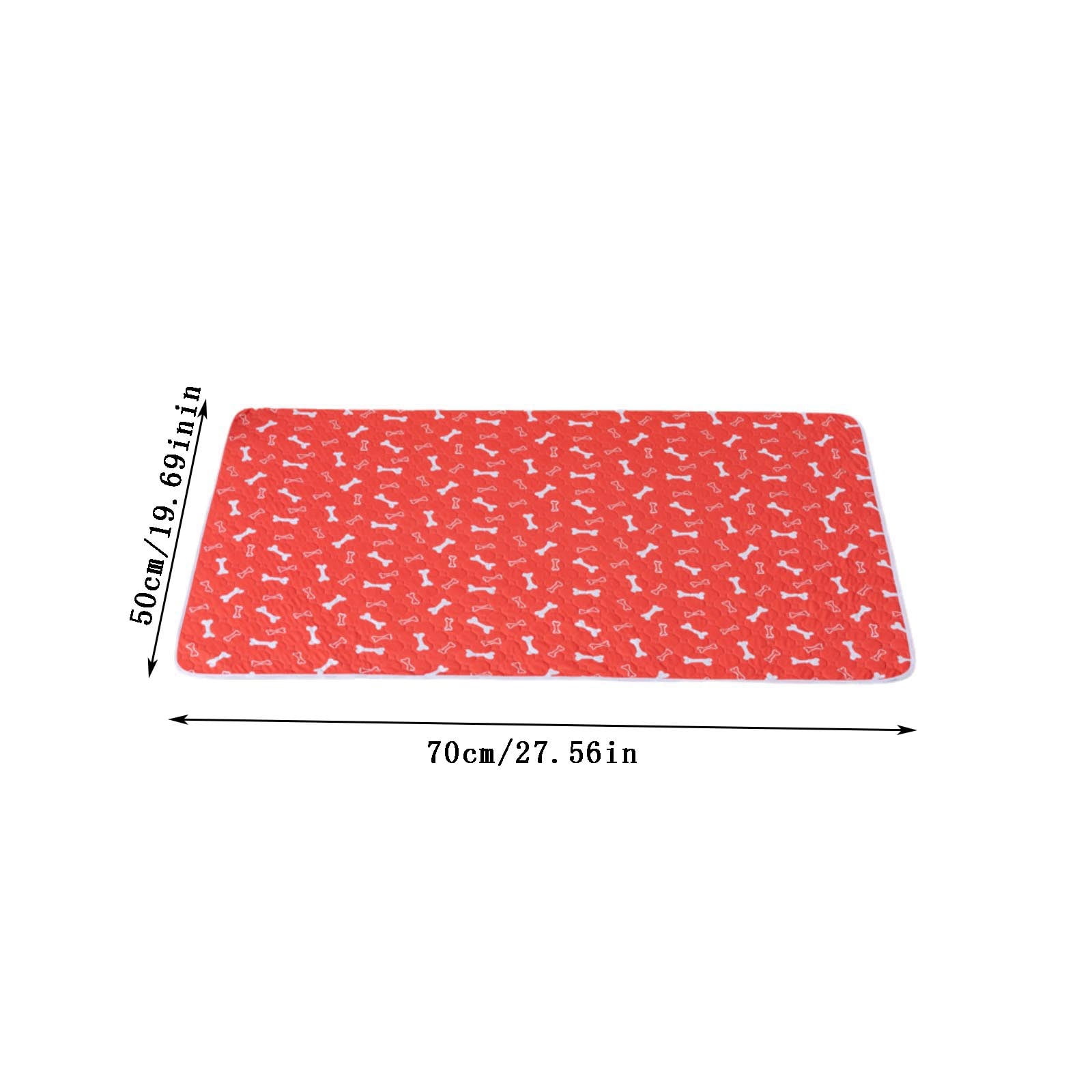 Zzbeans Leak Proof Pee Pad, Washable Reusable Dog Pee Pads for Puppy Training, Odor Control Absorbent Pet Mat for Crate Floor Bed Sofa
