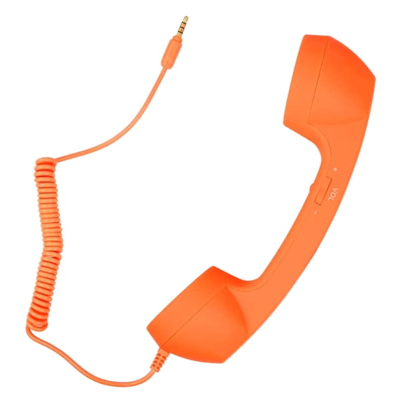 Zzbeans Mobile Phone Microphone Headset, 3.5mm Wired Earpiece with Volume Control, Noise Reduction Hands-Free Calling Headset for Clear Calls and Comfortable Wear