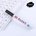 thumbnail image 1 of Zzbeans Oil-Based Paint Marker Pen, 1ml Permanent Ink Pen for Metal Ceramic Tire, Quick-Dry Oily Marker Pen for Art Sketching Writing, 12 Colors Multi-Surface Paint Pen for Wood Plastic Glass, Black, 1 of 3