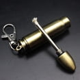thumbnail image 1 of Zzbeans Permanent Lighter, Reusable Metal Matches Keychain with Bottle Opener, Portable Fire Starter for Camping Hiking Emergency Kits, Gold, 1 of 3