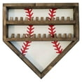 thumbnail image 1 of Zzbeans Personalized Baseball Championship Ring Display Frame, Custom Home Ring and Medal Display Rack, Wall Mounted Trophy Showcase for Bedroom Living Room Office Decor, White, 1 of 1