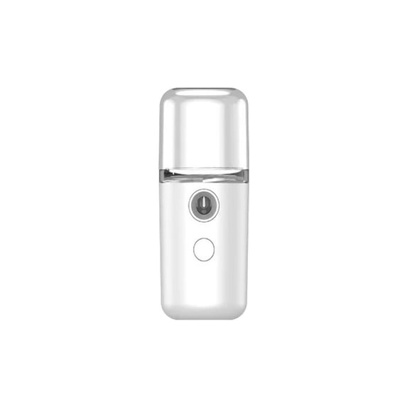 Zzbeans Portable Facial Sprayer, USB Rechargeable Face Mist Sprayer Hydrating Water, Mini Travel Humidifier for Skin Care Makeup Hydration, White