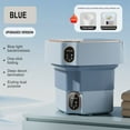 thumbnail image 1 of Zzbeans Portable Washing Machine, Foldable Mini Washer for Underwear Socks, 17L Large Capacity Compact Laundry Machine with Wash Dry Functions for Home Dorm RV Travel, 1 of 5