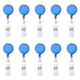 thumbnail image 1 of Zzbeans Retractable Badge Reel Holder, 10 Pack ID Card Badge Reels with Clip, Professional Badge Holder for Work Security Nurse Teacher Lanyard Access, 1 of 1