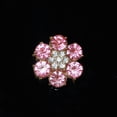 thumbnail image 1 of Zzbeans Rhinestone Button Covers, Detachable Shirt Button Clips Jewelry, Crystal Fancy Decorative Buttons for Clothing Blouses Dresses Crafts, Pink, 1 of 1