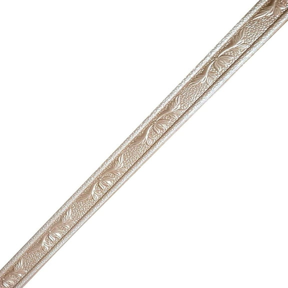 Zzbeans Self-Adhesive 3D Wall Edging Strip, Removable Foam Border Trim for Walls and Corners, Decorative Molding for Skirting Board Door Frame Window Sill Home Repair