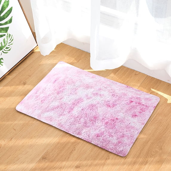 Zzbeans Soft Rugs, Anti-Skid Area Rug for Dining Room Home Bedroom, Indoor Outdoor Carpet Floor Mat, Multi-Function Tapestry Wall Hanging Beach Blanket Table Cloth Decor, Pink