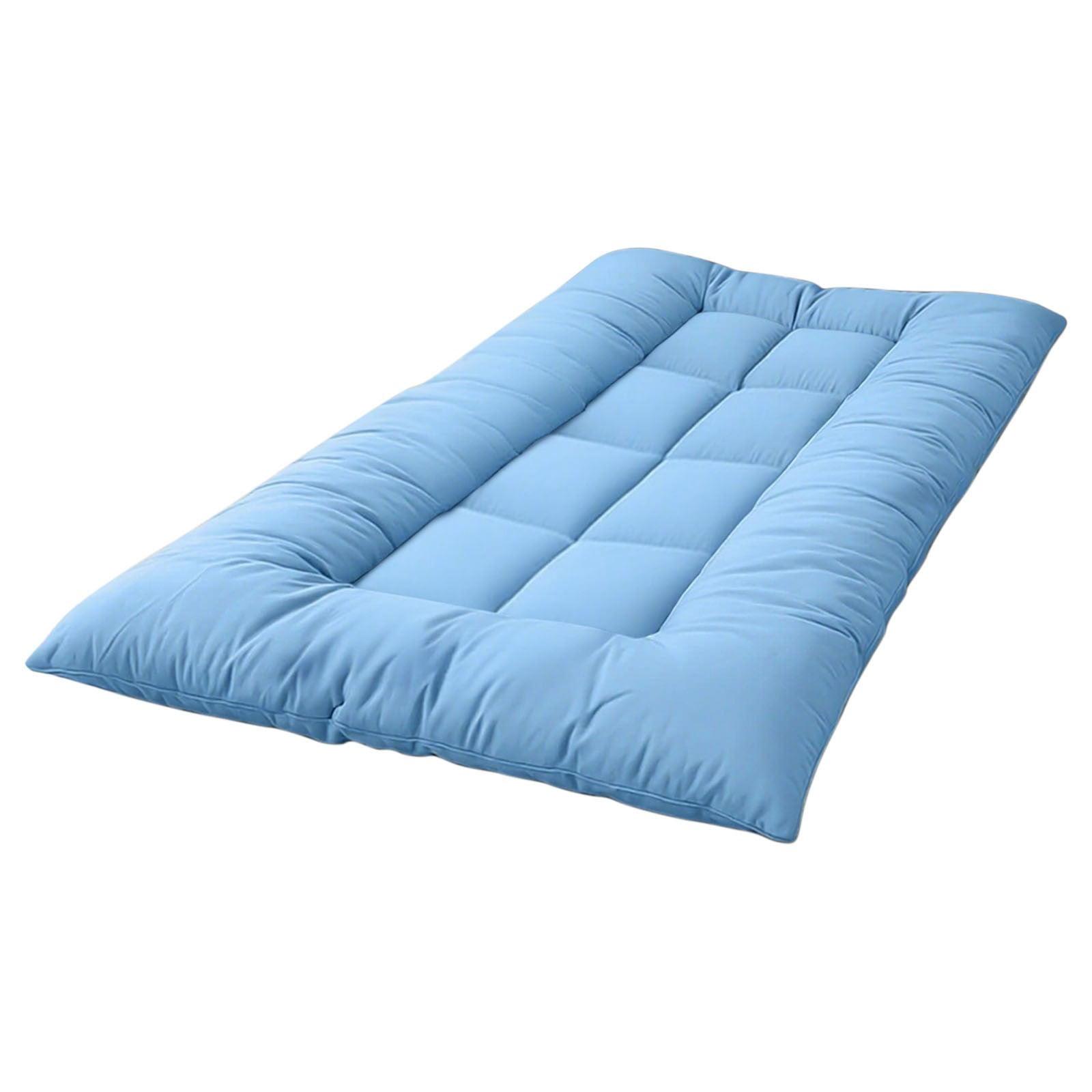 Zzbeans Soft Thick Polyester Pet Pad, Non-Slip Dog Sofa Bed Mat for Summer Cooling, Extra Large 47x24 Inch Pet Cushion Pad for Floor Sofa Bed Year-Round Comfort, Sky Blue