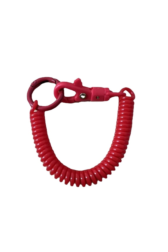 Spring Rope Keychain, Retractable Lanyard for Keys and Phone, Telescopic Spring Key Chain Lanyard, Car Key Wallet Accessory for Purse Bag Case Decoration
