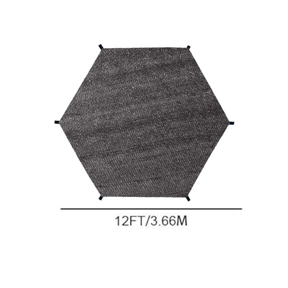 Zzbeans Trampoline Sun Shade Cover, 8ft 10ft 12ft 14ft UV Protection Anti-Tear Trampoline Cover, Waterproof Sunshade Top Accessory for Outdoor Backyard Playground Trampolines, Black