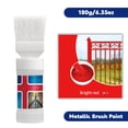 thumbnail image 1 of Zzbeans Water-Based Rust-Proof Metal Paint with Built-In Brush, Fast-Drying Anti-Rust Coating for DIY Home Renovation, Protective Paint for Metal Furniture Gates Fences Tools Surfaces, Red, 1 of 5