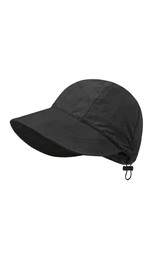 Women's Sun Hat Wide Brim, UPF 50+ UV Protection Foldable Bucket Hat, Breathable Sweat-Wicking Outdoor Sport Hat for Hiking Fishing Camping, Black