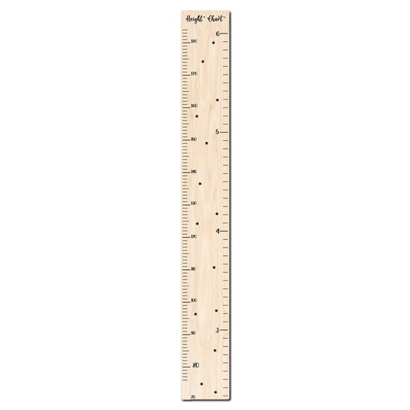 Zzbeans Wooden KidsGrowth Chart Ruler, Style Height Sticker for Boys, Removable Wall Decoration for ChildrensRoom Living Room Nursery