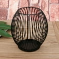 thumbnail image 1 of Zzbeans Wrought Iron Lantern Candle Holder, Set of 2 Birdcage Candle Holders for Pillar Candles, Decorative Cage for Home Dining Room Table Centerpiece Decor, 1 of 6