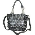 thumbnail image 1 of Zzfab Premium Classic Net Bling Handbag Dark Pewter Gray, 1 of 3