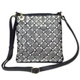 thumbnail image 1 of Zzfab Rhinestone purse Maximum Bling Crossbody bag Black, 1 of 3