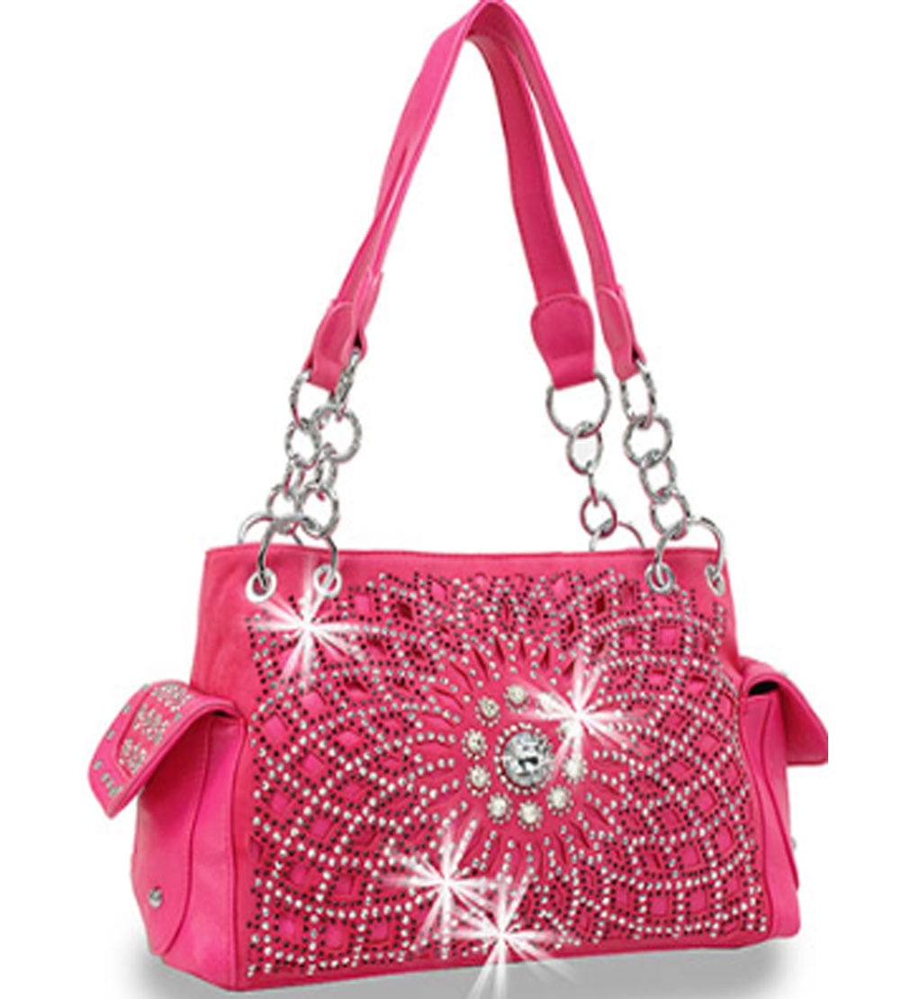 Zzfab Starburst Concealed Carry Purse Rhinestone Western Handbag | Western  handbags, Rhinestone handbags, Concealed carry purse