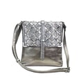 thumbnail image 1 of Zzfab Top Bling Sparkle Rhinestone Crossbody Bag Pewter, 1 of 2