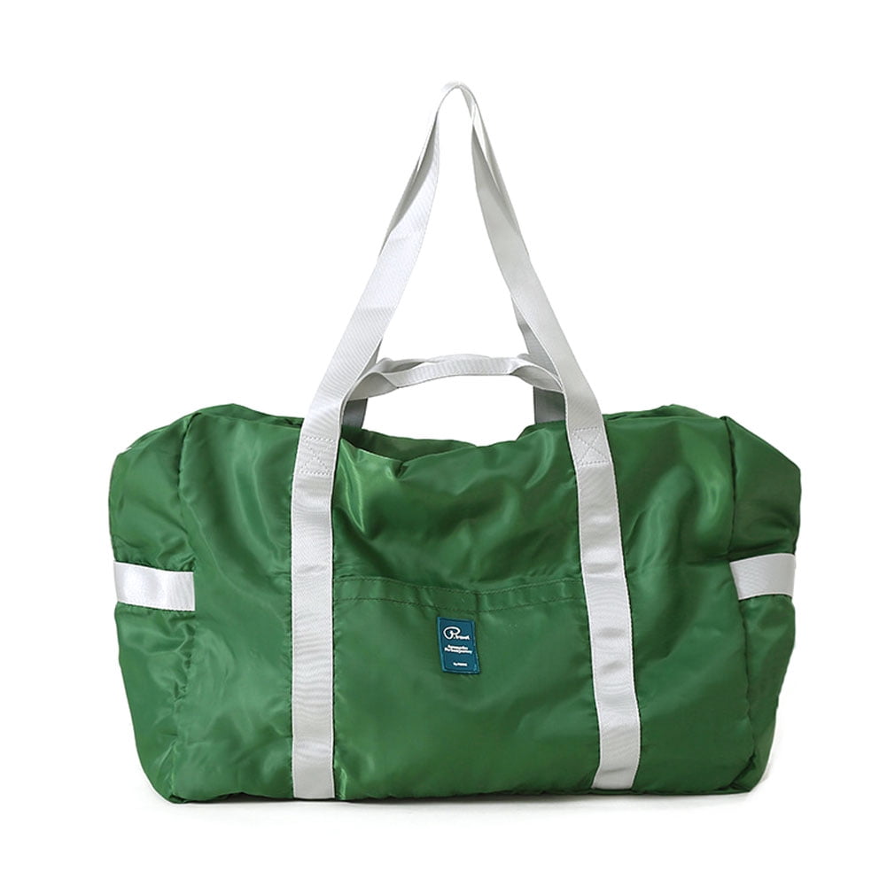 Zzfab folded Up Small Light Weight Heavy Duty Big Travel Bag Green
