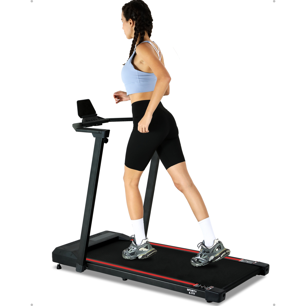 Zzistar 2 in 1 Treadmill, 0.66.2 mph Folding Desk Treadmill with Remote Control and Button, Low