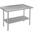 thumbnail image 1 of Zzistar Commercial Stainless Steel Work Table, Food Prep Stainless Steel Table, Metal Table Cart Heavy Duty Worktable with Caster Wheel, for Kitchen Restaurant Garage, Silver, 1 of 1