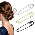 thumbnail image 1 of Zzjniupiyyds Hair Barrette, Pin & Clip, Silver, 3 Count, 1 of 7
