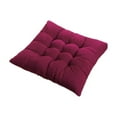thumbnail image 1 of Zznnkj 2 Pack Chair Cushions with Ties, Outdoor/Indoor Ultra Soft Warm Chair Pads for Dining Chairs, Square Seat Cushions for Kitchen, Dining Room, Office, 16"x16", Watermelon Red, 1 of 3