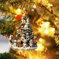 thumbnail image 1 of Zznnkj Christmas Decorations 3Pcs Christmas Tree Car Pendant Christmas Acrylic Hanging Decoration for Christmas Tree Home Holiday Party Decor, 1 of 6