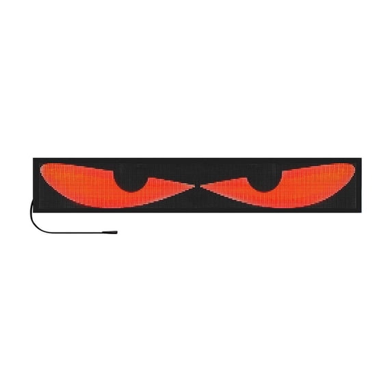 Zznnkj Devil Eyes Car Lights LED, 2 PCS Devil Eyes Light for Cars, Flexible Programmable Scrolling LED with App Control, Waterproof Car Light Sign with USB Cable