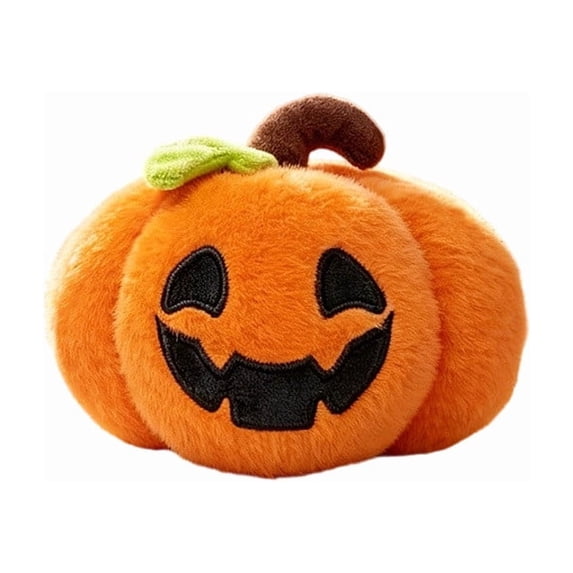 Zznnkj Halloween Plush Pumpkin Doll, Soft Stuffed Orange Pumpkin Toy, Cute Spooky Plushie Gift for Holiday Decor