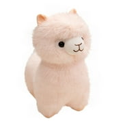 Zznnkj Light Up Llama Stuffed Animal, 10.63 Inch Soft Plush Llama Toy with LED Lights, Glowing Alpaca Dolls for Kids, Birthday Gifts, Bedroom Decor, Nighttime Companion, Holiday Party Favors