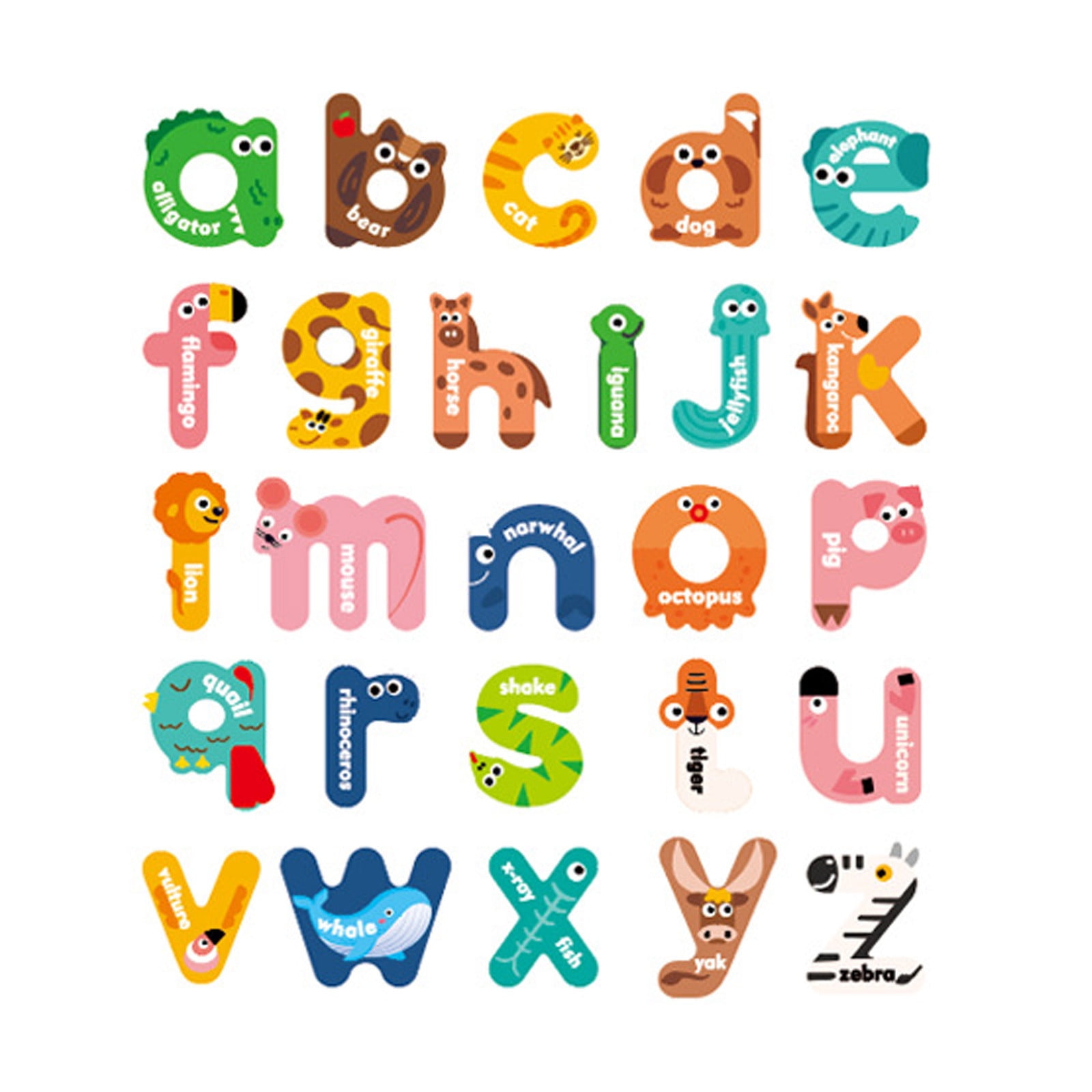 Deepton 52Pcs Magnetic Letters And Numbers For Children, Large Alphabet