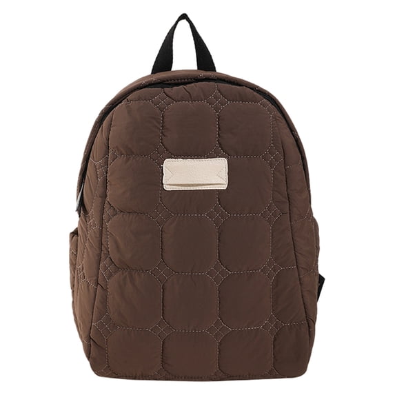 Zznnkj Quilted Puffer Backpack for Women, Lightweight Nylon Casual Daypack Backpacks, Ideal for School, Work, Travel, and Everyday Use