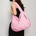 thumbnail image 1 of Zznnkj Quilted Tote Bag for Women, Lightweight Puffy Padding Hobo Bag with Compartment, Large Puffer Shoulder Bag Handbag for Travel, Work, Gym, 1 of 5