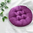 thumbnail image 1 of Zznnkj Round Outdoor Chair Cushions, Soft Thick Chair Pads Non-Slip Comfort Floor Cushion Pillow Circular Seat Cushions for Home Kitchen Dining Office (Purple,Diameter 16"), 1 of 4