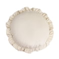 thumbnail image 1 of Zznnkj Round Throw Pillow, Decorative Ruffled Velvet Pillow for Couch Sofa Bed, Soft Decorative Pillow for Home Bedroom Living Room Decor, 1 of 6