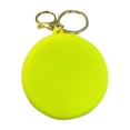 thumbnail image 1 of Zznnkj Silicone Round Coin Purse with Keychain, Portable Small Zipper Change Purse Pouch Bag, Waterproof Mini Pouch Wallet for Earbuds, Lip Gloss, 1 of 3