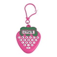 thumbnail image 1 of Zznnkj Strawberry Shaped Mini Keychain Calculator, 8-Digit Portable Pocket Calculator with Carabiner for Kids, Compact Basic Math Tool for School Travel Daily Calculation & Stationery, 1 of 5
