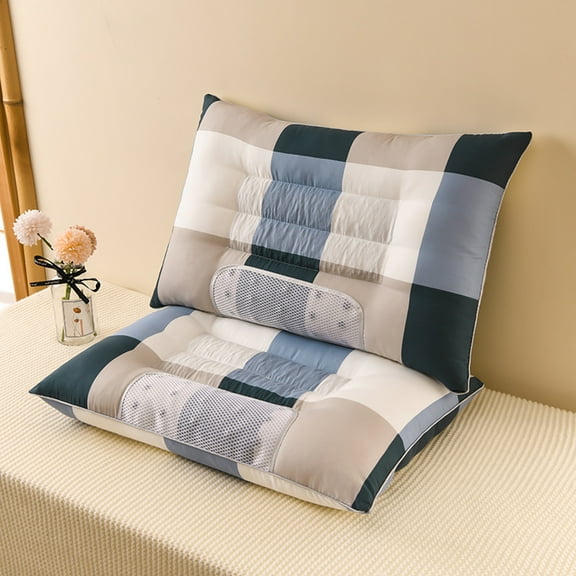 Zznnkj Ultra Thin Flat Pillow for Sleeping, Thin Pillow for Back Sleeper, Soft Supportive Stomach Sleeping Pillow, Slim Bed Pillow, Machine Washable - Standard Size, 17x26 Inches