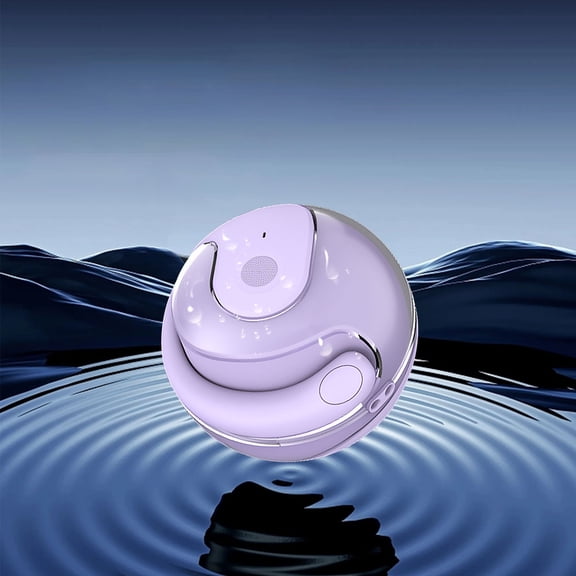 Zznnkj Wireless Earbuds Bluetooth Headphones 6Hrs Playtime Sports Earphones Over-Ear Deep Bass Ear Buds with Earhooks Built-in Mic 5.3 Headsets for Running, Walking, Workout, Purple