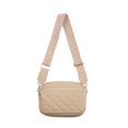 thumbnail image 1 of Zznnkj Women's Quilted Crossbody Bag with Adjustable Wide Checkered Strap, Lightweight PU Leather Shoulder Purse Handbags Camera Bag, 1 of 3