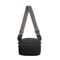 thumbnail image 1 of Zznnkj Women's Quilted Crossbody Bag with Adjustable Wide Checkered Strap, Lightweight PU Leather Shoulder Purse Handbags Camera Bag, 1 of 3