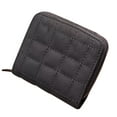 thumbnail image 1 of Zznnkj Zipper Wallet Women, RFID Blocking Credit Card Wallet, PU Leather Small Business Card Holder, Compact Size Multi-Slot Wallet for Cash, Cards, and Lipstick, 1 of 5
