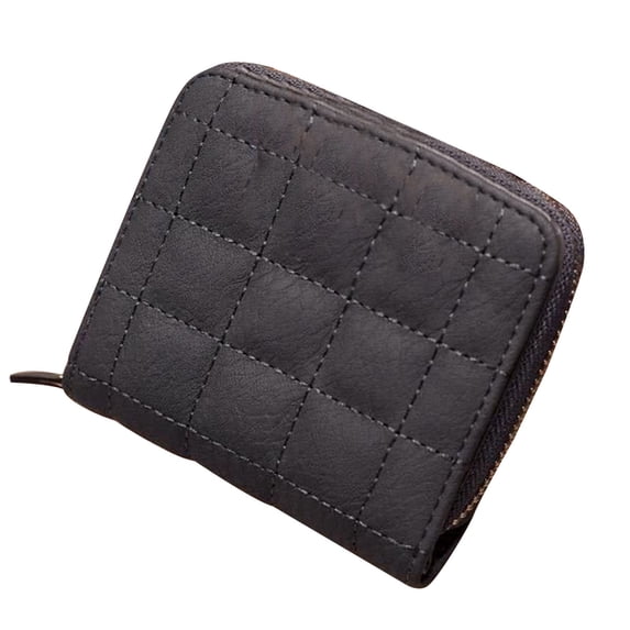 Zznnkj Zipper Wallet Women, RFID Blocking Credit Card Wallet, PU Leather Small Business Card Holder, Compact Size Multi-Slot Wallet for Cash, Cards, and Lipstick