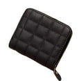 thumbnail image 1 of Zznnkj Zipper Wallet Women, RFID Blocking Credit Card Wallet, PU Leather Small Business Card Holder, Compact Size Multi-Slot Wallet for Cash, Cards, and Lipstick, 1 of 5