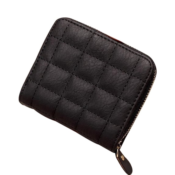 Zznnkj Zipper Wallet Women, RFID Blocking Credit Card Wallet, PU Leather Small Business Card Holder, Compact Size Multi-Slot Wallet for Cash, Cards, and Lipstick
